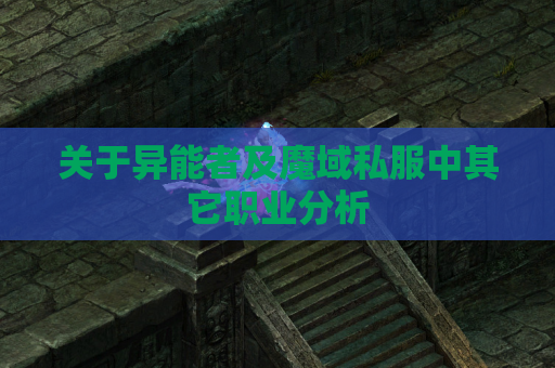 关于异能者及魔域私服中其它职业分析