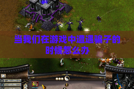 当我们在游戏中遭遇骗子的时候怎么办 当我们在游戏中遭遇骗子的时候怎么办
