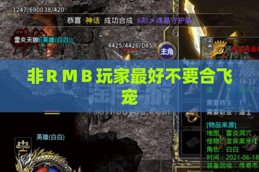 非RMB玩家最好不要合飞宠 非RMB玩家最好不要合飞宠