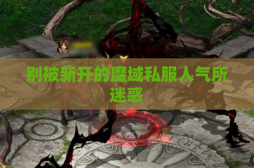 别被新开的魔域私服人气所迷惑 别被新开的魔域私服人气所迷惑