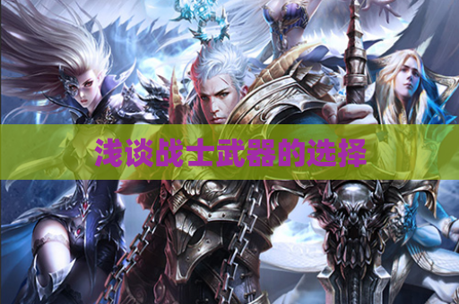 浅谈战士武器的选择 浅谈战士武器的选择