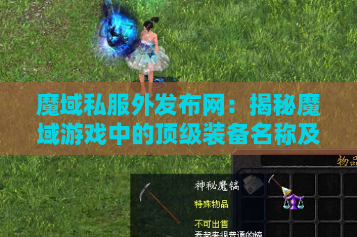 魔域私服外发布网：揭秘魔域游戏中的顶级装备名称及获取攻略